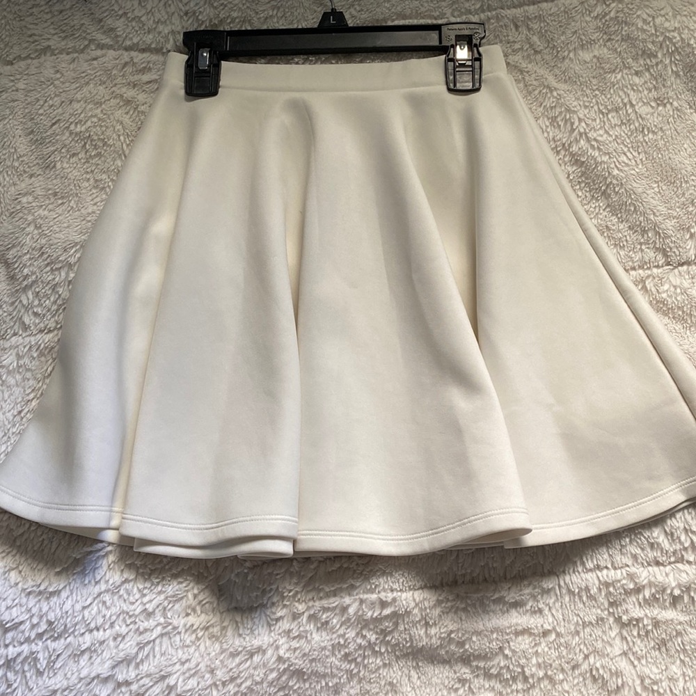 White skater skirt, size small